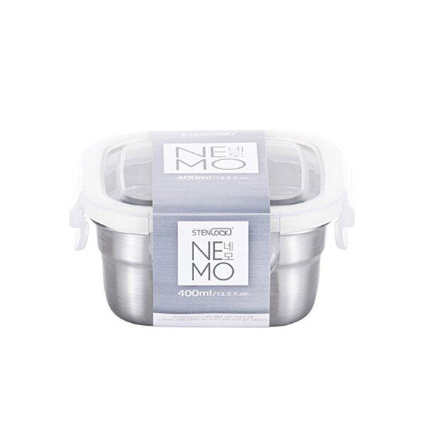 스텐락 네모 정사각 4호 400ml