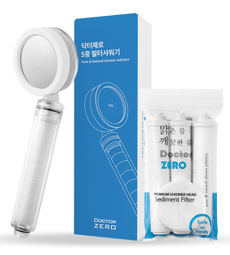 리빙제이 닥터제로 샤워기+손잡이필터12+헤드필터12