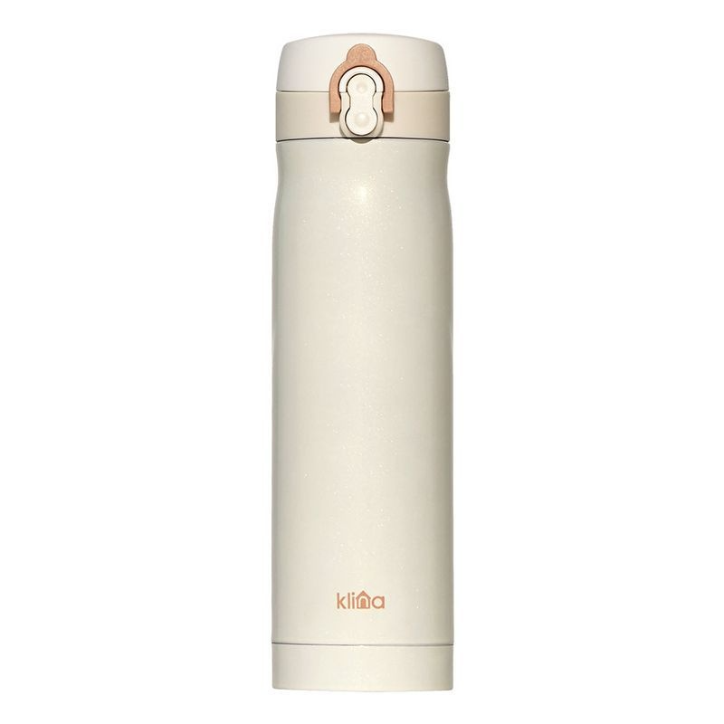클리나 원터치 보온보냉 텀블러 아이보리 500ml
