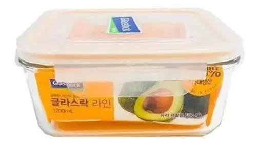 글라스락 밀폐용기 유리반찬통 정사각 4호 2600ml