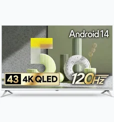 더함 리얼 화이트 스마트 43 QLED 120HZ 돌비 AI 구글5.0