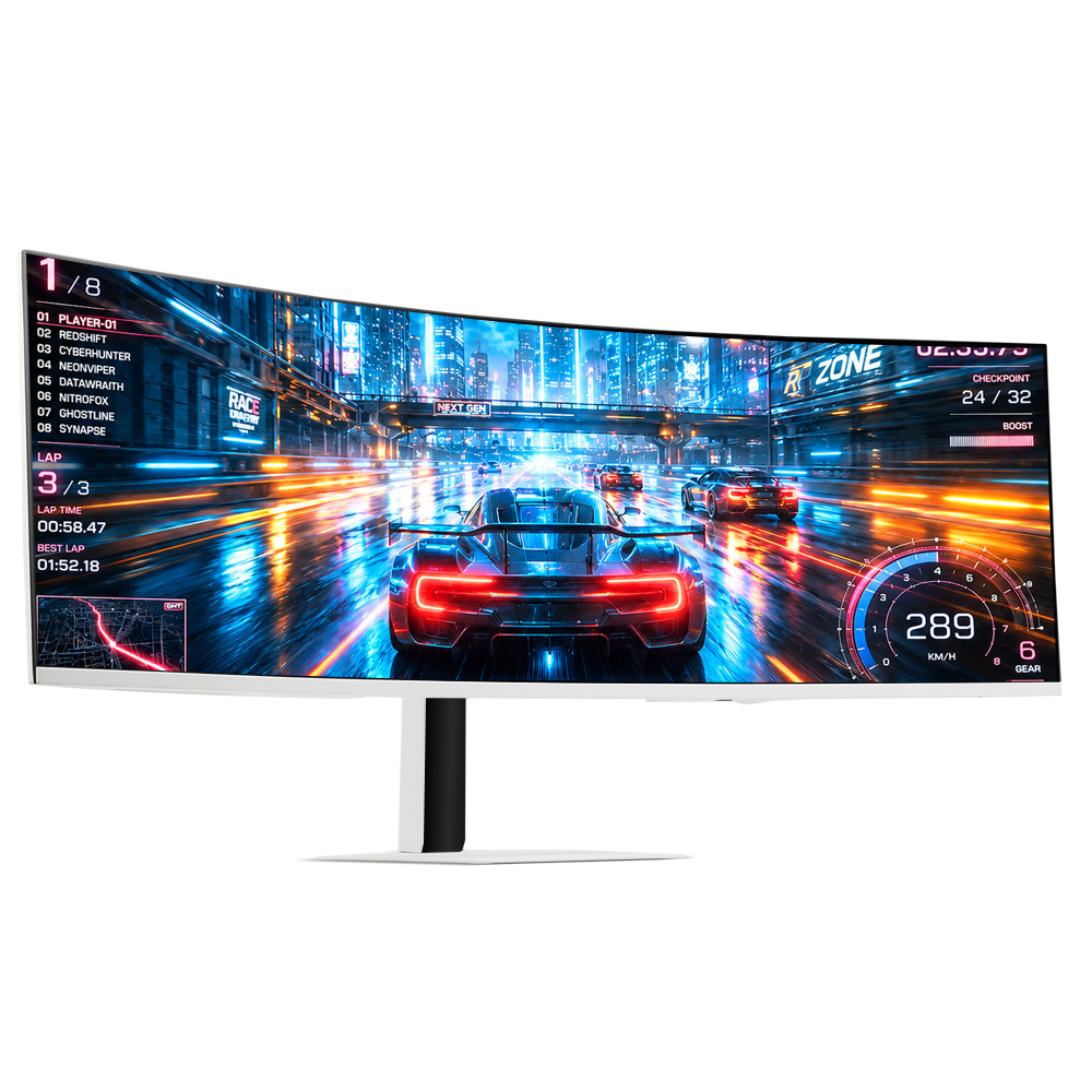 크로스오버 미켈란 49UW199GW 5K DQHD PD65 H2.1 게이밍 화이트 무결점