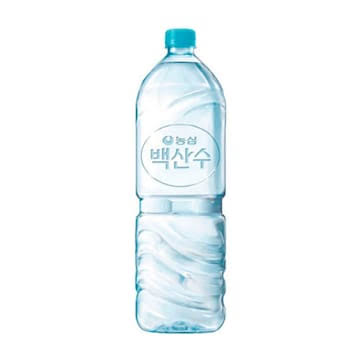 농심 백산수 무라벨 2L + 유라벨 2L