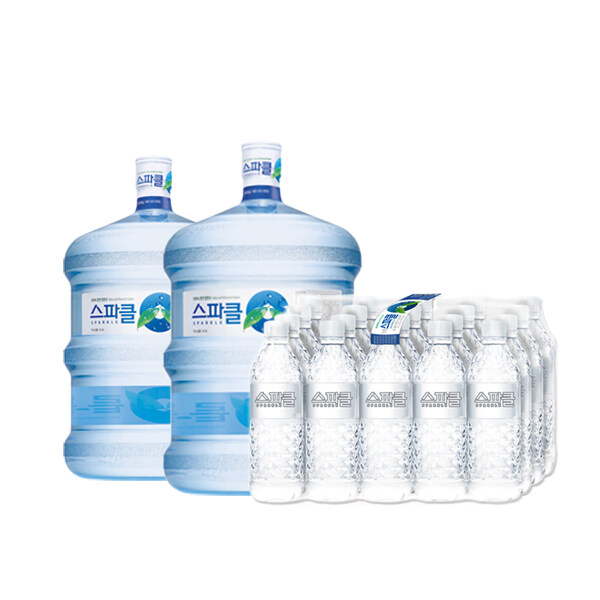 스파클 생수 말통 대용량 18.9L x 2개 + 500ml x 20개