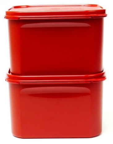 타파웨어 Tupperware 대용량 김치통 직사각 2.6L 2개