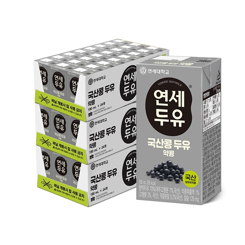 연세우유 우리콩두유 약콩두유 72팩
