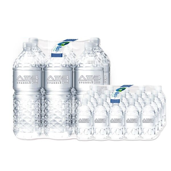 스파클 생수 무라벨 2L x 24개 + 330ml x 20개