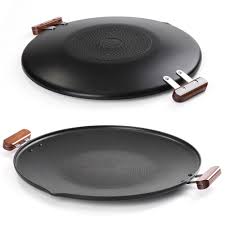 키친아트 캠핑 인덕션 우드 그리들팬 35cm