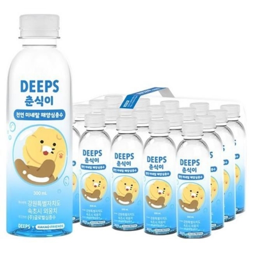 글로벌심층수 딥스 춘식이 천연 미네랄 해양심층수 300ml