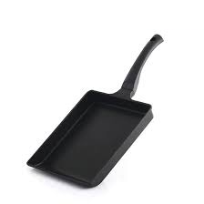 퀸센스 블랙 IH 인덕션 겸용 계란말이 사각후라이팬 21cm